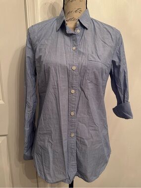 Classic Light Blue Men's Button-Down Shirt